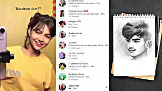 Instagram Trending Comments Profile Photo Pencil Sketch Effect Video Editing