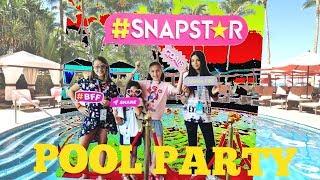 JilianTubeHD & The Silva Family FUN POOL DAY CLAMOUR 2019 FAMILY VLOGS