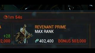 Warframe  - Max level in 2 mins (no Helminth / Warframe mods)