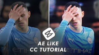 AE LIKE CC TUTORIAL ON CAPCUT 