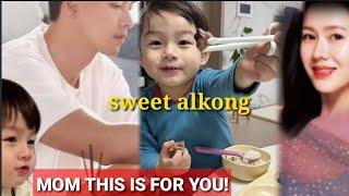 Hyun Bin and Son Ye-jin's son, Al Kong, steal the spotlight!sweet alkong very caring to his mom.