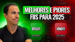 MELHORES e PIORES Fundos Imobiliários para investir em 2025! Análise na PRÁTICA