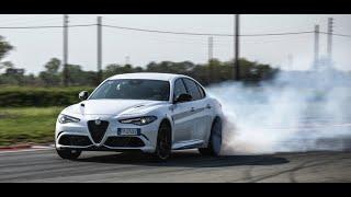 Alfa Romeo Giulia Quadrifoglio on track!