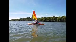 Hobie kayak sail-pedal excursion in Everglades City, Fl.