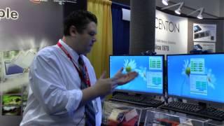 TweakTown's Chris Ramseyer gives us a tour of the Plextor booth at Flash Memory Summit 2014