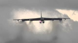 B52 arrivals at RAF Fairford 5th June 2015