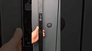 Входная стальная дверь хай тек для частного дома с умным замком Sanyo D700 на заказ