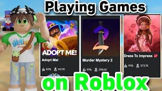 Playing Adopt me & dress to impress come join!!!| ROBLOX LIVE