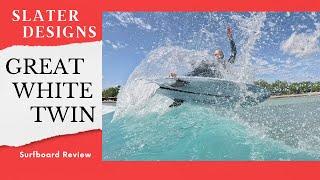 Slater Designs "Great White Twin" Surfboard Review Ep  143