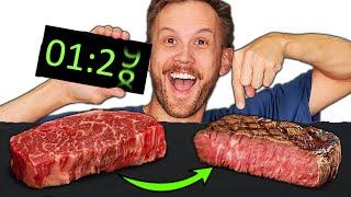 Cook a PERFECT Steak in Less Than 90 Seconds?