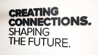 Creating Connections - Shaping the Future - 3D Wall Lettering at BECK