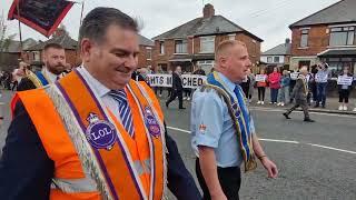 Orangemen allowed to march through Nationalist area to celebrate their culture and heritage.