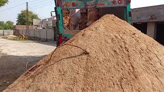 Bajri truck in my village|brown color|