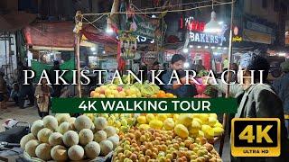 Kharadar Karachi, Pakistan  • [4K/60fps] Virtual Walking Tour