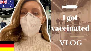 I got vaccinated in Germany - vlog, symptoms, morning routine, shop with me, Aussie learning German!