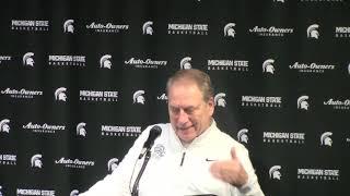 Michigan State coach Tom Izzo on wild 37-point win over Nebraska