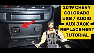 2019 - 2022 CHEVY COLORADO USB PORT _ AUX MEDIA JACK REPLACEMENT TUTORIAL 2nd Way