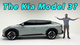 Stinger electrified? Kia EV4 sedan vs hatch PREMIERE plus preview EV2