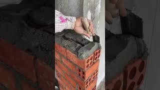 anchor rebar wall bricks #shorts #shortsfeed #skills #satisfying