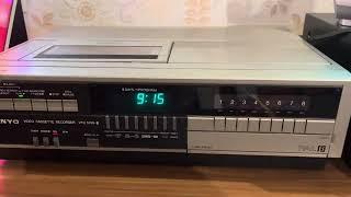 Sanyo VTC5150/3 Betacord Betamax Beta VCR Video Recorder beim Test