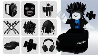 26 FREE BLACK ITEMS ON ROBLOX! (2024)