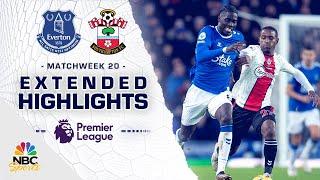 Everton v. Southampton | PREMIER LEAGUE HIGHLIGHTS | 1/14/2023 | NBC Sports