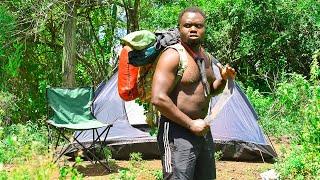 Solo survival  Camping  in dark rain forest,Secrets of the Jungle survival cooking asmr