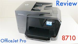 HP OfficeJet Pro 8710 Wireless All-in-One Inkjet Printer Review