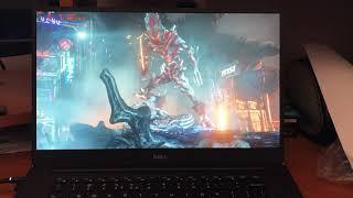 Dell XPS 15 7590 updated 3DMark firestrike benchmark run with GPU OC