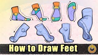 Drawing Feet The Right Way!