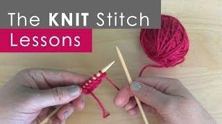 How to Knit the KNIT Stitch: Knitting Lessons for Beginners