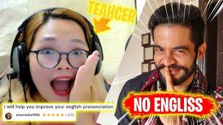 I Hired PRO English Teachers & Pretended to be a Noob.... | AYJ BEATBOX