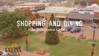 Shopping & Dining in Downtown Celina, Texas