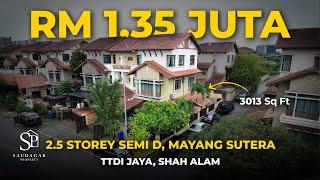 RUMAH SEMI-D PALING BERBALOI DI MAYANG SUTERA, TTDI JAYA SHAH ALAM