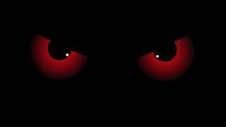 Halloween VJ Loop - Creepy Animated Blinking Eyes in Dark