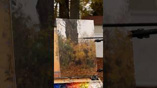 Autumn Plein Air Painting #allaprima #landscapepainting #painting #art