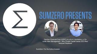 OPRT:US, a 4x in Liquidation, 10x under New Mgmt.  Why Findell Capital wants CEO R. Vazquez Replaced