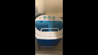 ZenStyle Portable Washer Twin Tub 9.9 Lb Review & User Manual | Mini Top Load Washing Machine