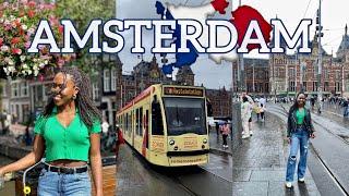 Exploring Amsterdam For 3 Hours As A Solo Black Woman Traveling alone | Visiting Rotterdam