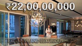 ₹22 Cr ULTRA LUXURIOUS, 4 Cr worth INTERIORS, 8 LAKHS Rent Apartment for Sale and Lease, Mumbai