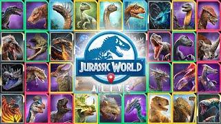 ALL 35 RAID BOSSES (JURASSIC WORLD ALIVE)