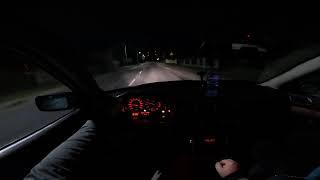 BMW E39 520D 136KM MANUAL POV DRIVE NIGHT [2000] 395.000KM