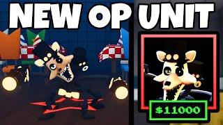 NEW CRAZY OP STEAMPUNK MANGLE UNIT! - Roblox Five Nights TD (FNTD)