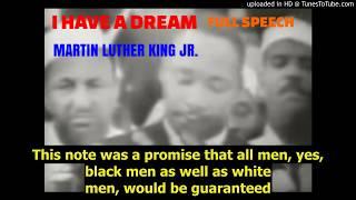 ENGLISH SPEECH | Dr  Martin Luther King: I Have a Dream (English Subtitles)