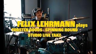 Felix Lehrmann in the studio playing Spinning Round (Torsten Goods)