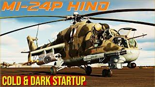 Mi-24P Hind Cold & Dark Startup Tutorial | Digital Combat Simulator | DCS World