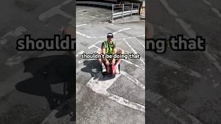 Who hired this guy?‍️         #scooter #skatepark #security #police #comedy #funny #skit