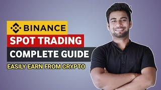 Binance Spot Trading for beginners | Binance spot trading tutorial | Vishal Techzone