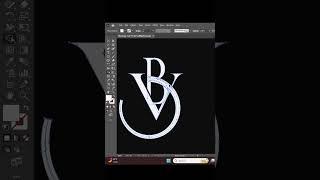 Mastering Elegance: Creating a Stunning BV Letter Logo | Logo Design Series