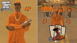 What Happens If The Orange Gangster Joins Grove Street in GTA San Andreas?